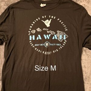 Hawaii Graphic Black T-Shirt